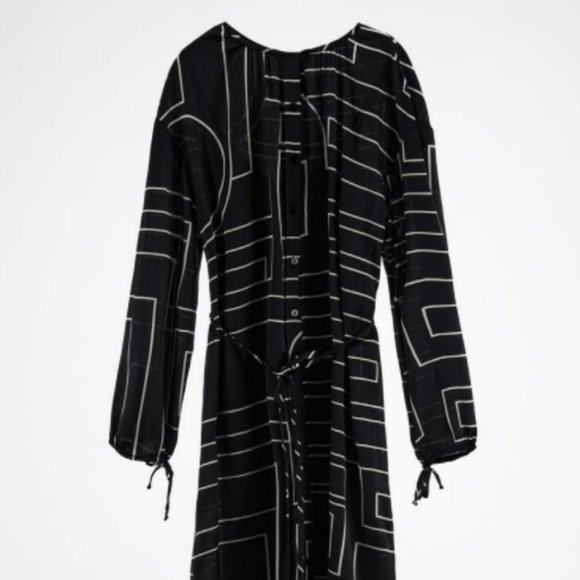 GEOMETRIC PRINT DRESS - Used - Picture 4 of 6